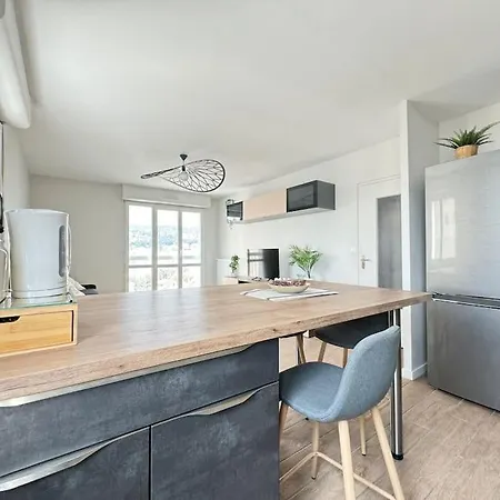 Appartement Jolie F3 Berthelot , Equipé - Wi-fi , Cl-fd Berthelot 10eme Clermont-Ferrand