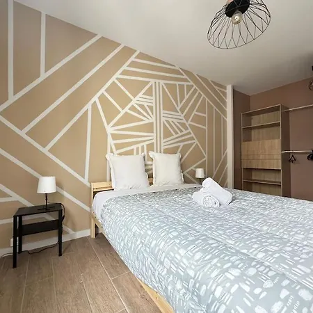 Apartment Jolie F3 Berthelot , Equipe - Wi-fi , Cl-fd Berthelot 10eme Clermont-Ferrand